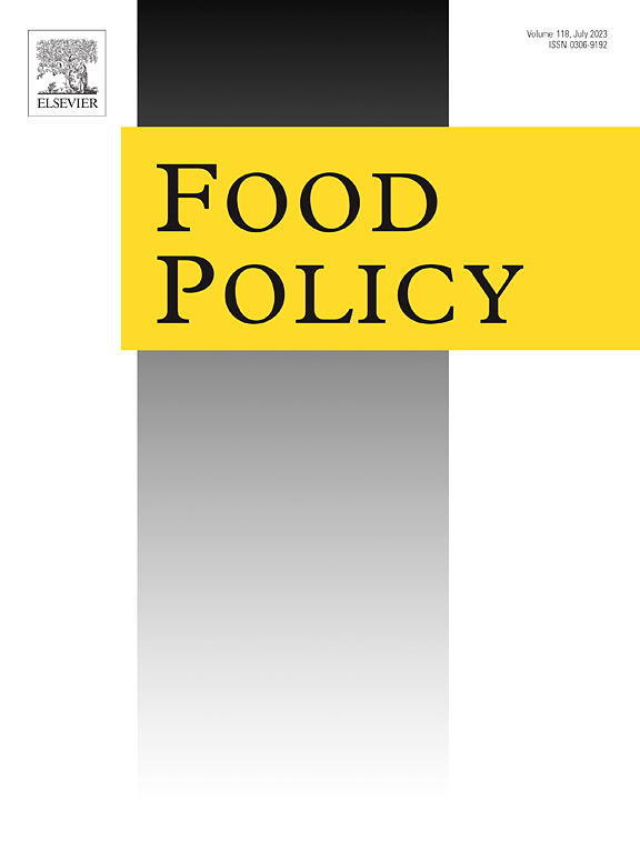 Go to journal home page - Food Policy